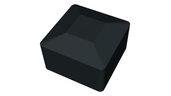 Monteringsprofilhætte (K-27-CZ) sort 40x40 - K-27-CZ