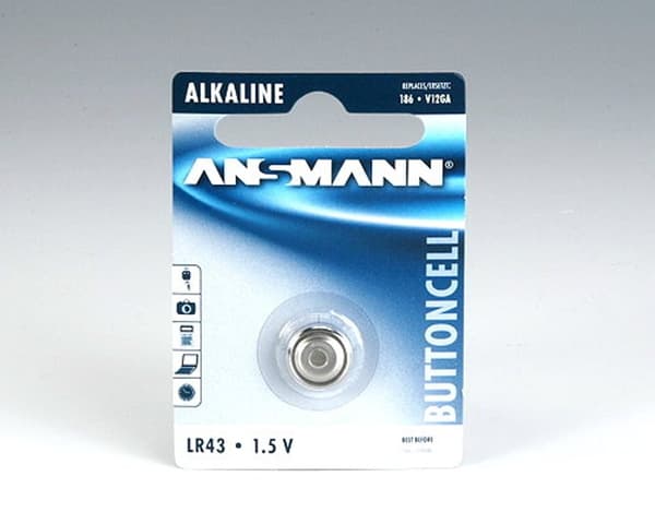 ANSMANN batteri x LR43 - Alkalisk