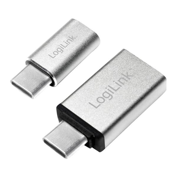 LogiLink USB-adapter AU0040 för USB-C/USB A + Micro USB