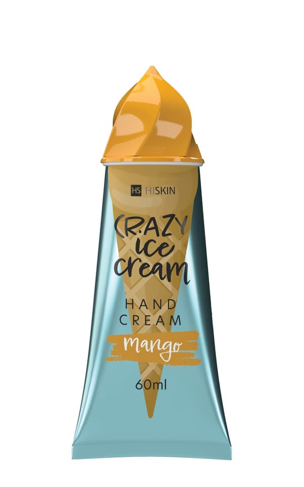 HISKIN Crazy Ice Cream Handkräm - Mango 60 ml