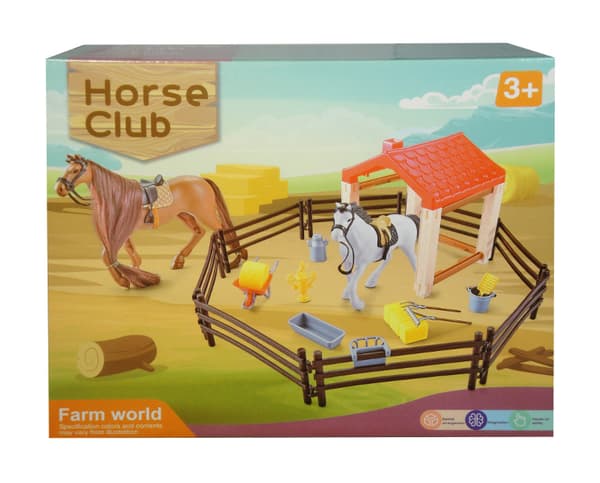 Staldsæt med hest