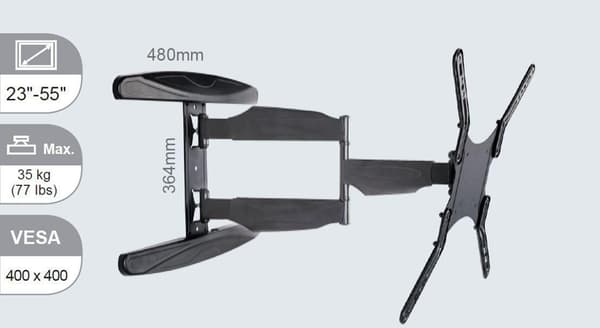VivoLink Wall Mount With Arm - monteri