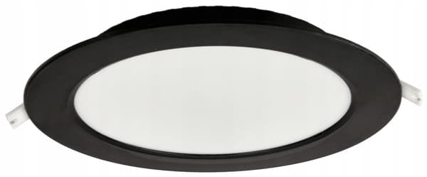 ALASVALO P/T OKRAG 12W 4000K MUSTA DL-1