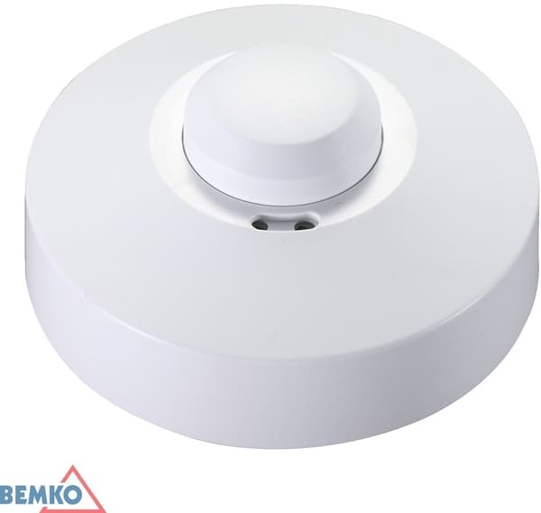 Bemko Mikrobølgesensor 1200W 360 Grader IP20 Rund Hvid (B52-SES60WH)
