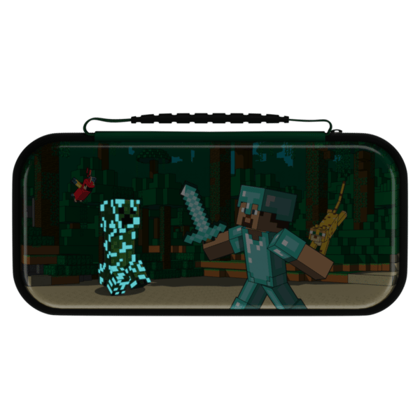 PDP SWITCH TRAVEL CASE – MINECRAFT FOREST BATTLE