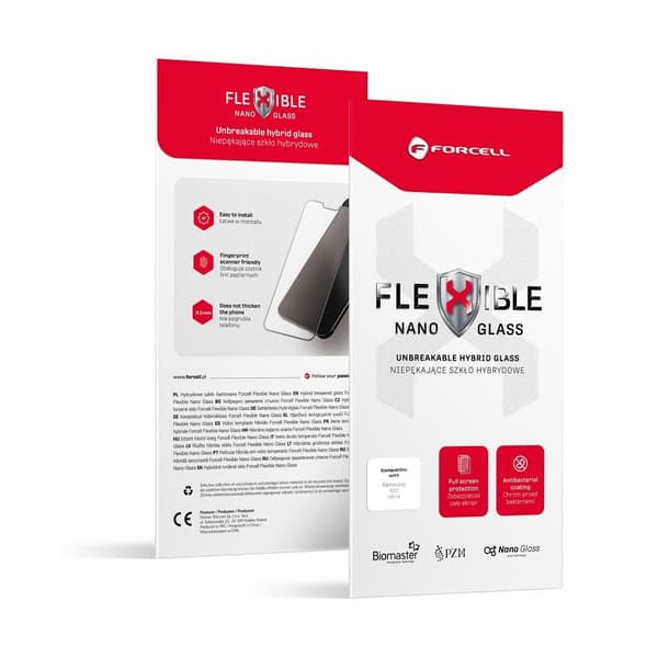 Forcell Fleksibelt Nano Glas - hybridglas til iPhone 15 Pro