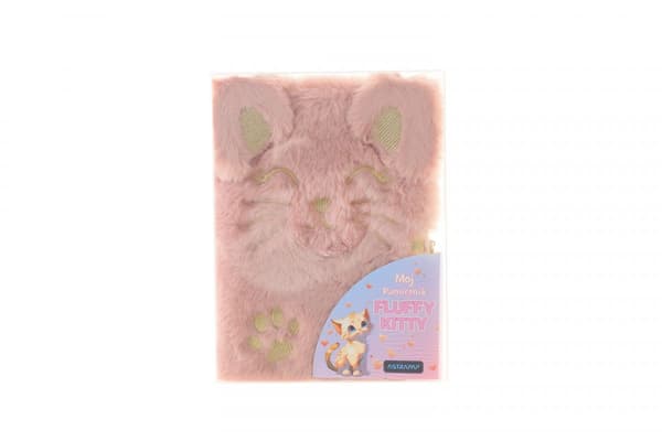 Hængelås Dagbog A5/96K Fluffy Kitty ASTRA
