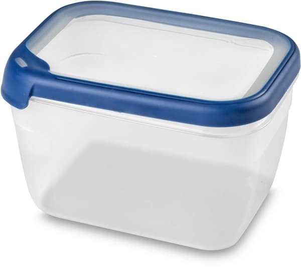 CURVER SUORAKULMAINEN SÄILIÖ 2,4L /LÄPINÄKYVÄ/ SININEN