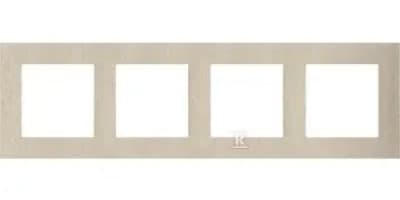Simon 55 Ram 4x Nature Inox Champagne TRN4/189