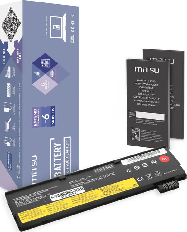 Mitsu-akku Lenovo ThinkPad T570:lle (1950 mAh)