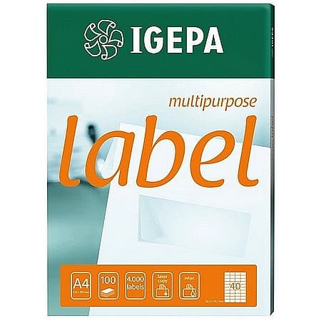 Mondi LABELS A4 IGEPA SR.117 MM (CD) (100)