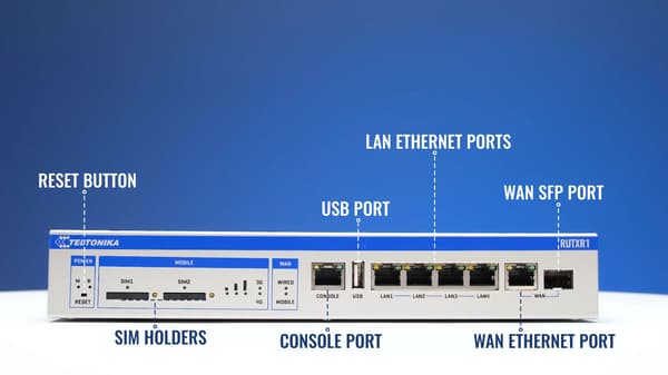 Teltonika RUTXR1 - trådløs router - WW