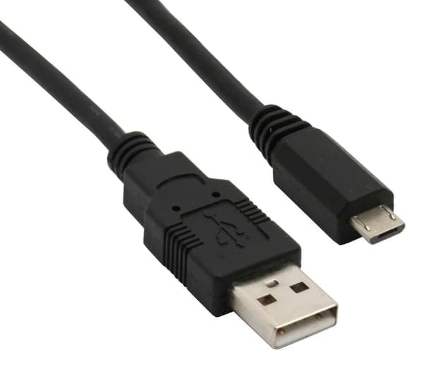 Sharkoon USB-A USB-kabel - microUSB 0,5 m Sort (4044951015474)