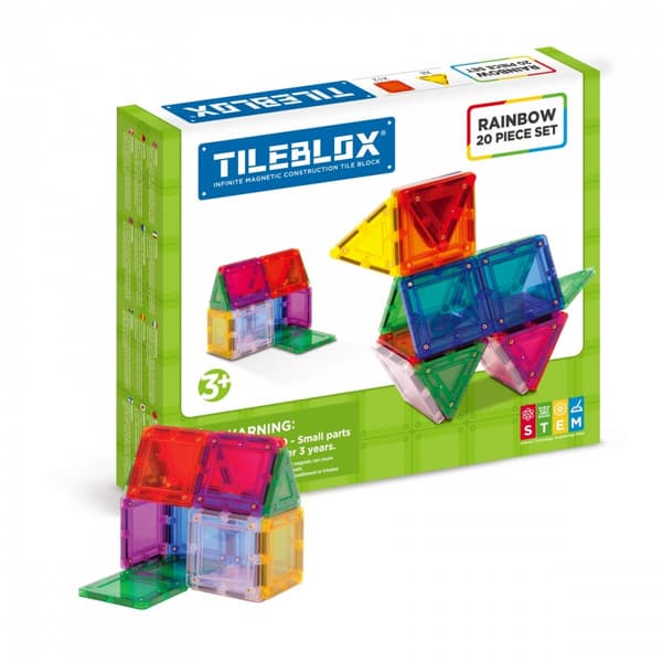 Tileblox regnbuesæt 20el