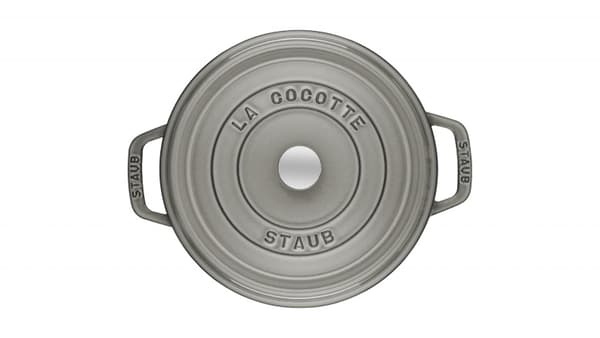 Staub La Cocotte 20cm pyöreä, grafiitinharmaa, valurauta