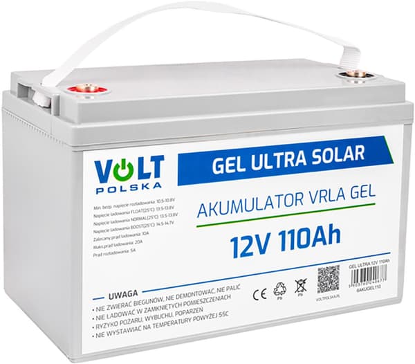 VOLT POLAND BATTERI GEL VPRO SOLAR 12V 110Ah