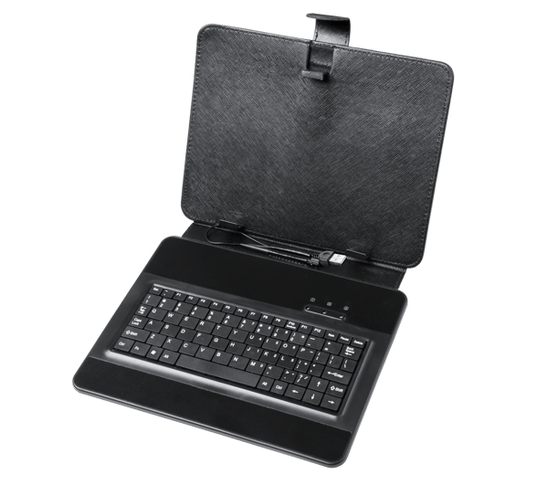 Yleiskotelo 9,7 tuuman tableteille USB-näppäimistöllä