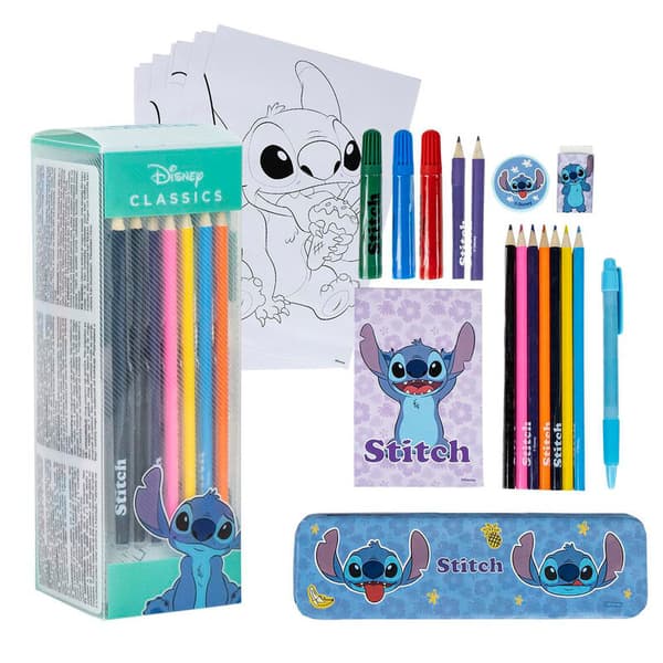 Disney Stitch målar- och skrivset