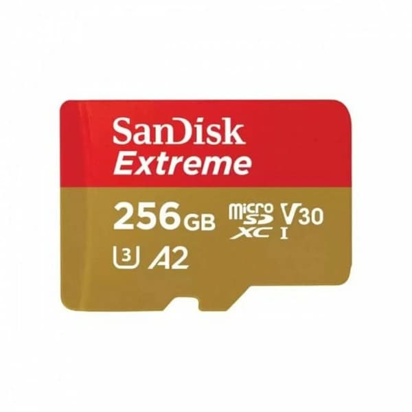 SanDisk microSDXC 256GB Extreme A2 C10 V30 UHS-I U3