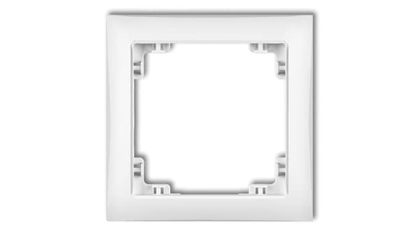 Karlik Deco Soft ramme universal enkelt plastik hvid (DRSO-1)