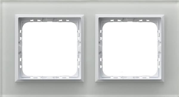 Ospel Ramme Dobbelt Hvid Glas IMPRESSION OSPEL
