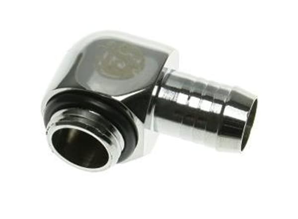 Bitspower forbindelse 90 grader G1/4 tomme AG til 10 mm ID - blank sort