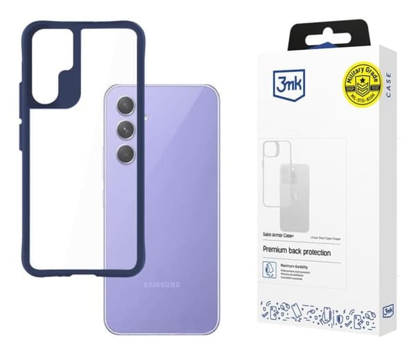 3MK Satin Armor Case+ Sam A54 5G blå/blå