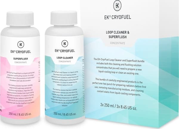 EK Waterblocks EK-Cryofuel Loop Cleaner + Superflush Konzentrat - 250ml