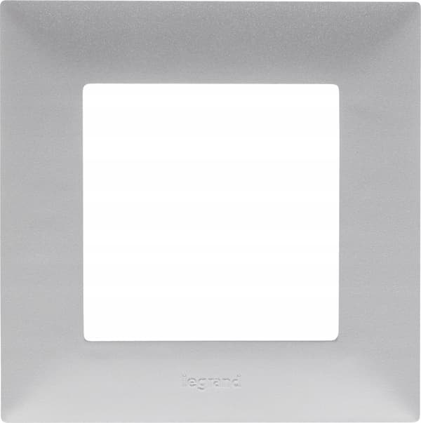Legrand Niloe Step - enkeltramme 1x - farve aluminium 863391