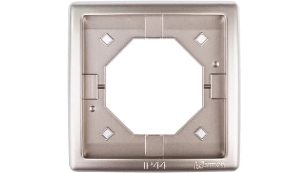 Kontakt-Simon Basic Standard Hermetisk Ram Enkel IP44 med Packning (BMR1B/29)