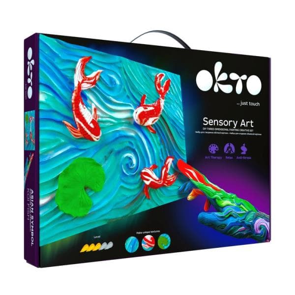 Luova setti - Koi-karppi 30x40cm