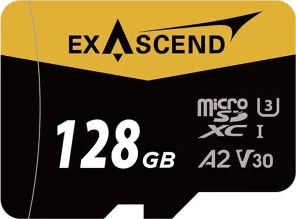 ExaScend Catalyst MicroSDXC-kort 128GB UHS-I/U3 A2 V30 (EX128GUSDU1-AD)