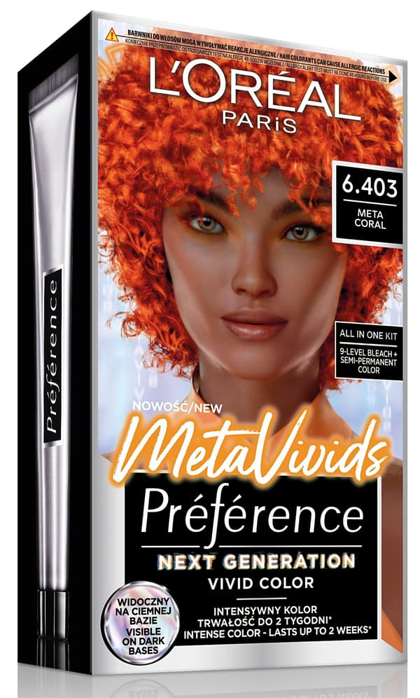 LOREAL PREFERENCE Metavivids Hårfärg 6.403 CORAL