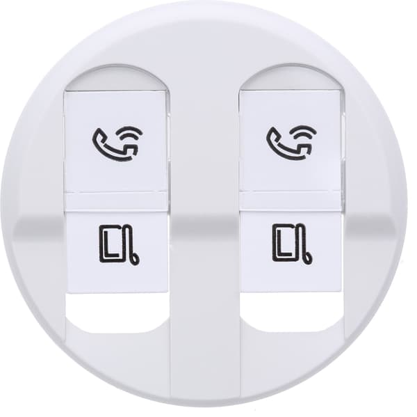 CELIANE Kaksoispistorasia RJ45 valkoinen 068252