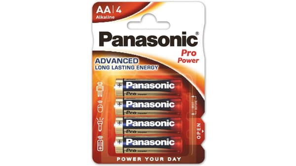 1x4 Panasonic Pro Power LR 6 Mignon AA