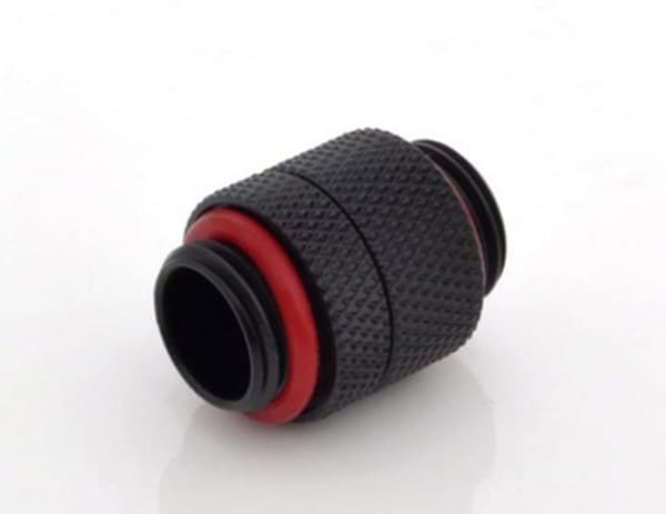 Bitspower Lige Adapter G1/4 tomme AG til G1/4 tomme AG - Drejelig, Sod