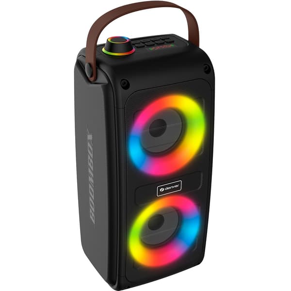 Bärbara Bluetooth-högtalare Denver Electronics Svart LED RGB