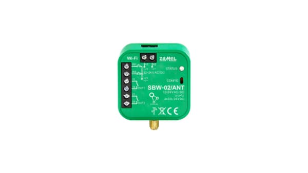 Zamel Supla - 2-kanals portcontroller med Wi-Fi-antenne SBW-02/ANT