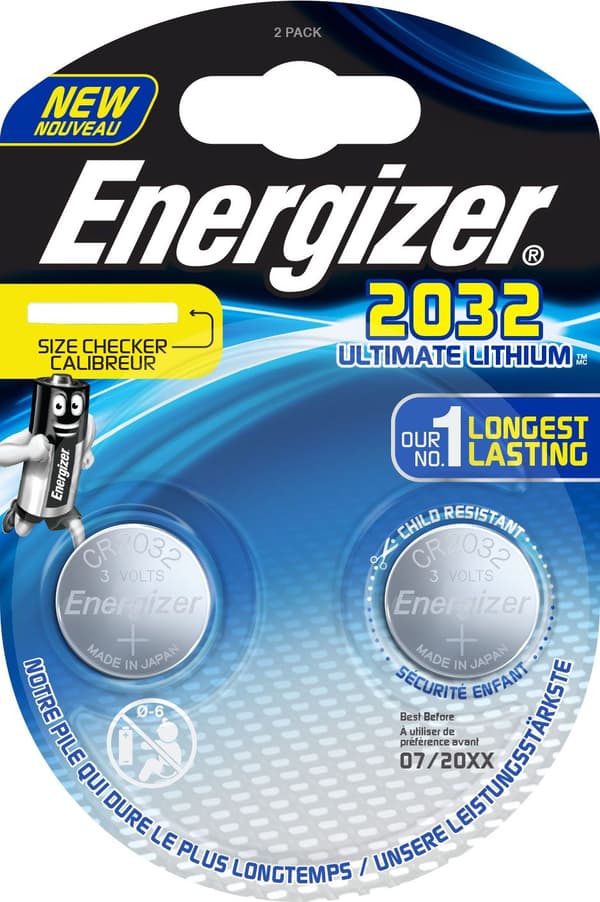 Energizer Batteri Ultimate CR2032 2 stk