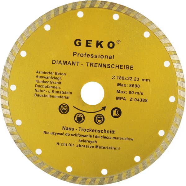 Skive diam.180mm turbo GEKO PROFI (50)