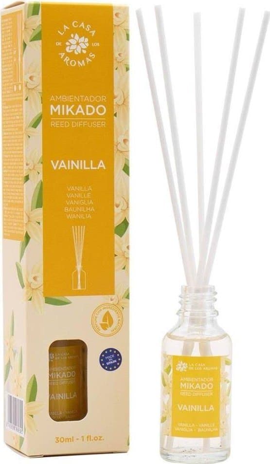 LA CASA DE LOS Aromas_Mikado duftpinde Vanilje 30ml