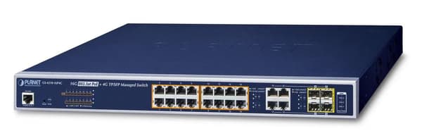 PLANET GS-4210-16P4C netværksswitch Ad