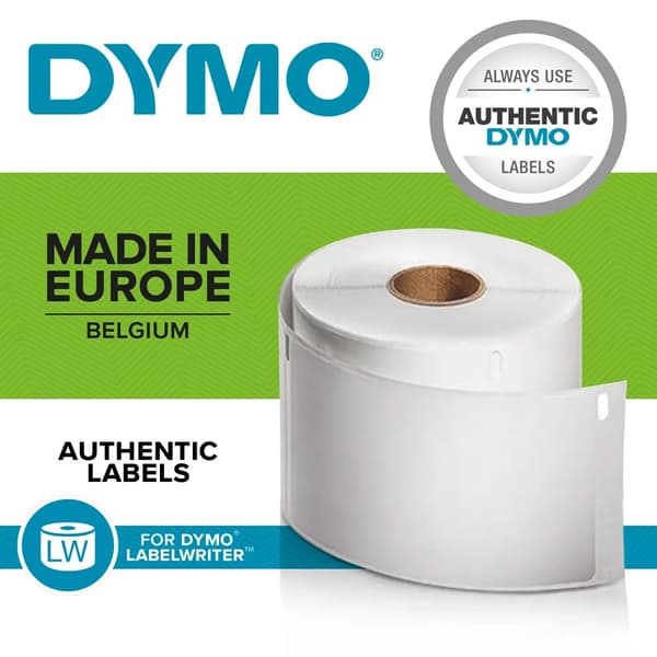 Etikettrulle Dymo S0722540 Hvid