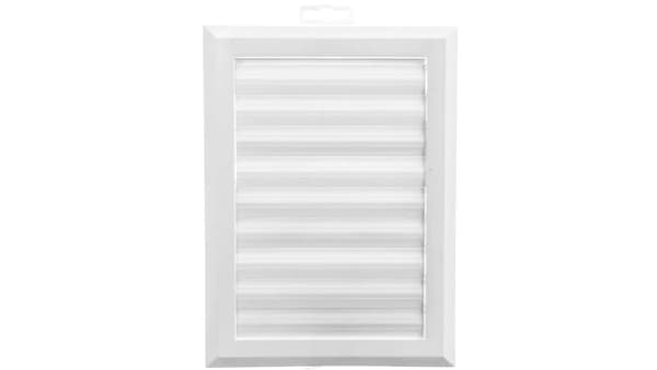 Ventilationsgaller 130x192mm vit allusion+snörspridare T41
