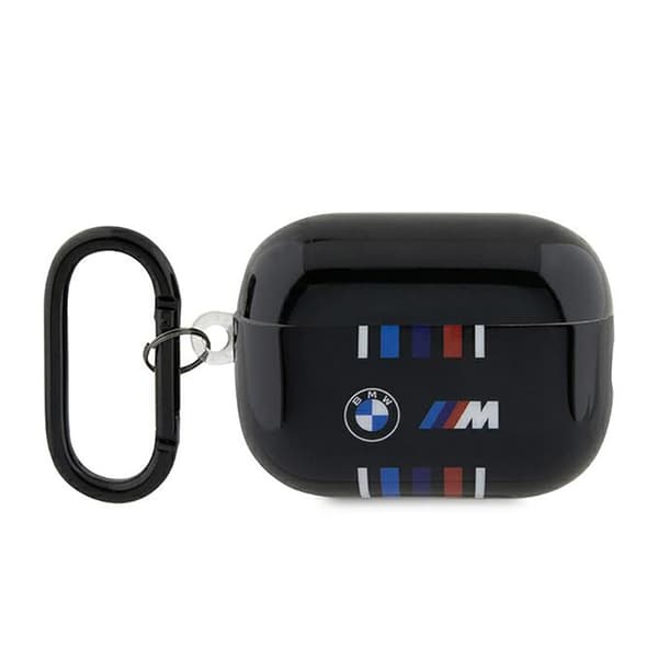 BMW BMAP222SWTK AirPods Pro 2. generation cover sort/sort flere farvede linjer