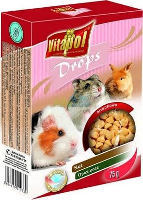 Vitapol DROPSY FÖR GNAGARE NÖT 75g