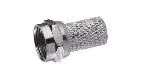 F-stik 5.0/6.5mm til koaksialkabel/10 stk/K7331