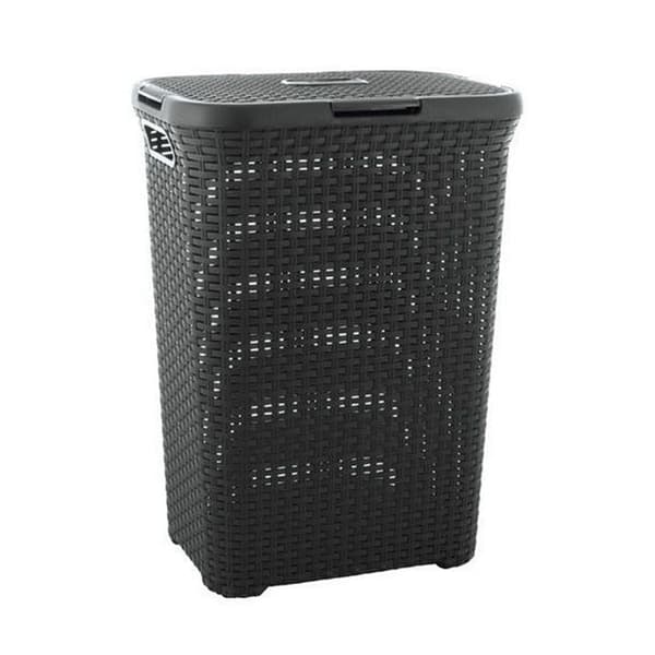 Tvättkorg Curver Natural Style 40L antracit (46796)