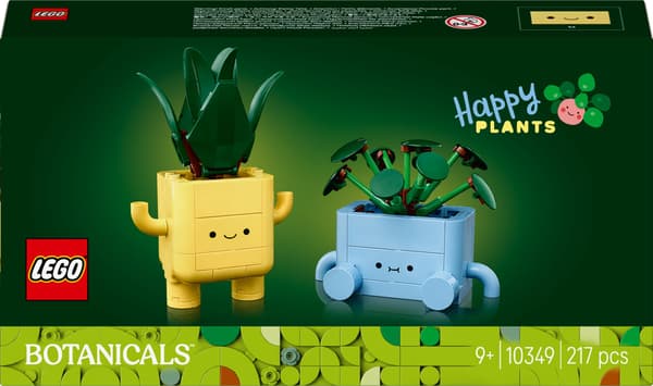 Konstruktør LEGO® Botanicals Happy Plants 10349, 217 dele