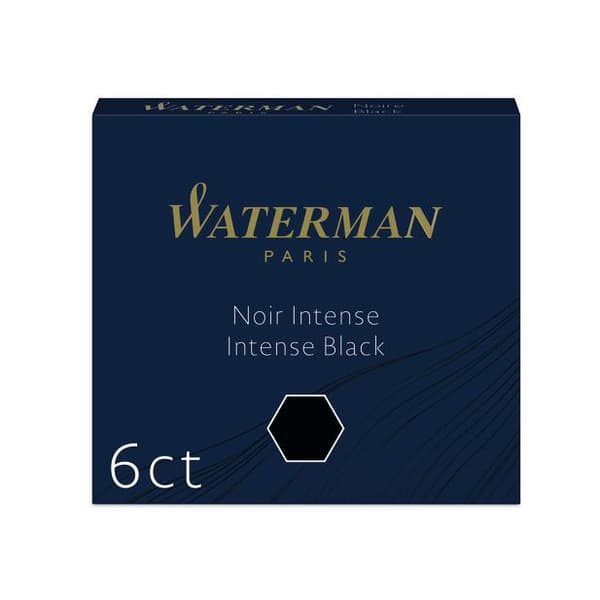 Waterman Inter bläckpatroner, svart (S0110940)